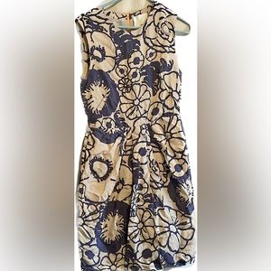 3.1 Philip Lim Linen Floral Dress, full zip, pockets!